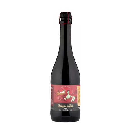Vinho sangue de boi 660ml tinto suave ga