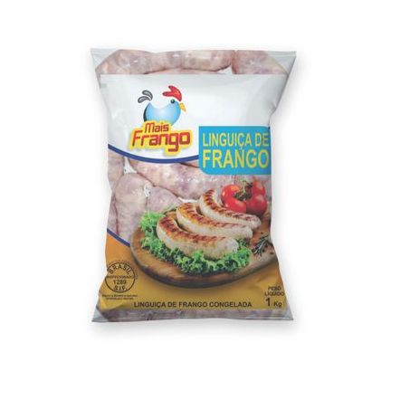 LINGUIÇA FRANGO MAIS FRANGO CONGELADA PACOTE 800G