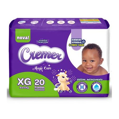 FRALDA CREMER DISNEY PRATIC XG 20UN