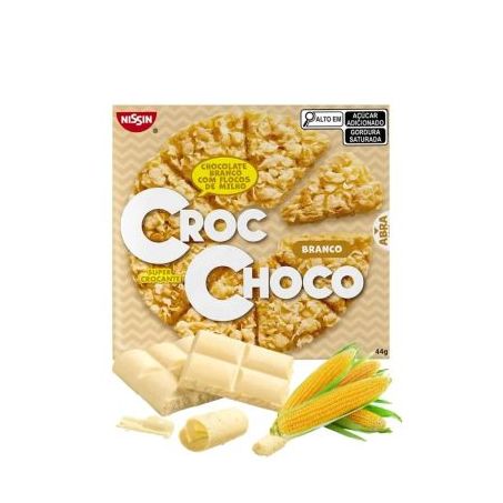 NISSIN CROC CHOCO BRANCO 44G