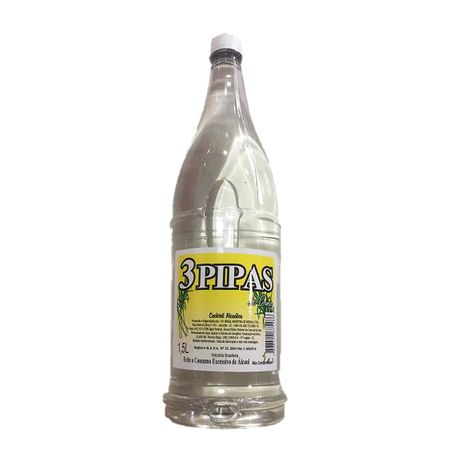 Lt. caninha 3 pipas pet 1.5lt branca