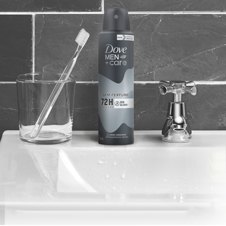 Desodorante Aerosol Dove MenCare Sem Perfume 150ml 360-6