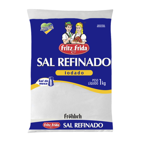 SAL REFINADO FRITZ&FRIDA IODADO 1KG
