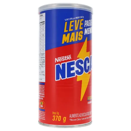 Achocolatado em Pó Nescau Lata 370gr 360-32