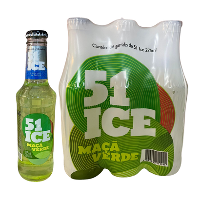 Drink pronto l neck ice 51 275ml maça verde pcc/06un