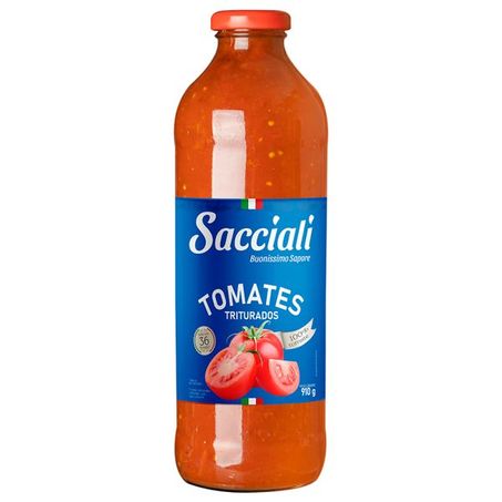 Tomates Triturados Sacciali 910g Idealle Vidro