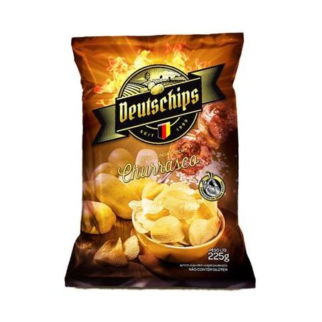 Batata Frita Deutschips Onda Sabor Churrasco 225G