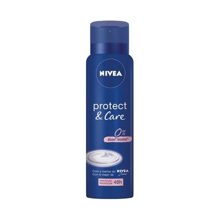 Antitranspirante Aerosol Nivea Protect & Care Frasco Spray 150ml