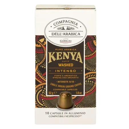 Café cápsula quênia dell arabica c/10