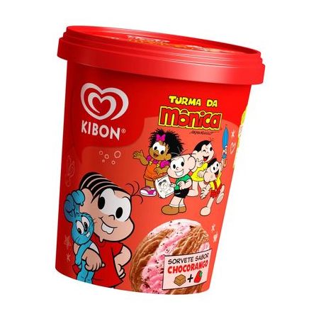 SORVETE KIBON 800ML MONICA CHOCORANGO