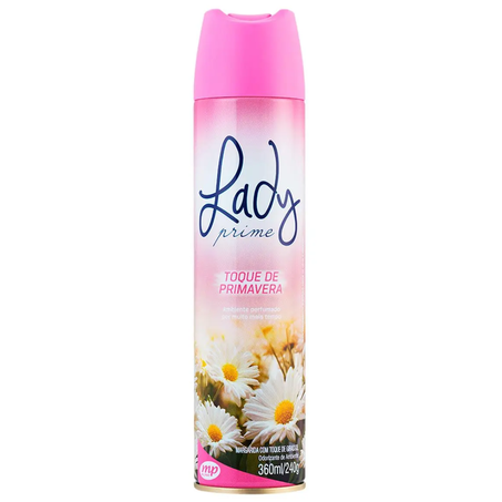Purificador ambiente lady prime 360ml toque primavera