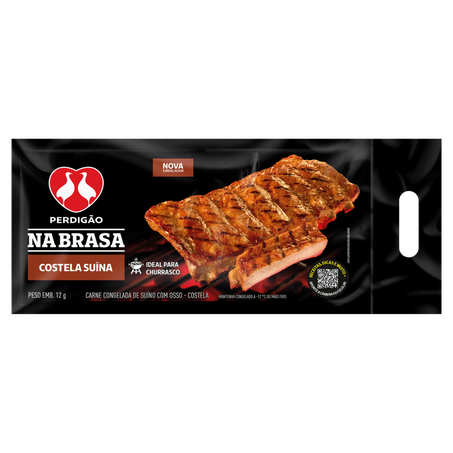Costela Suína Perdigão Na Brasa Congelado 1kg