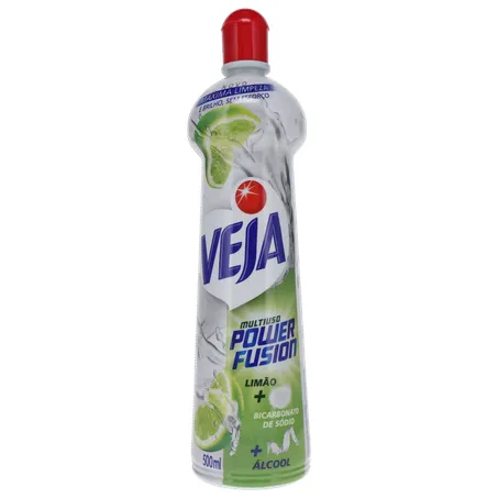 Limpador Multiuso Veja 500ml - Power Fusion - Limão
