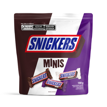 Chocolates Snickers Mini Variedades 180g