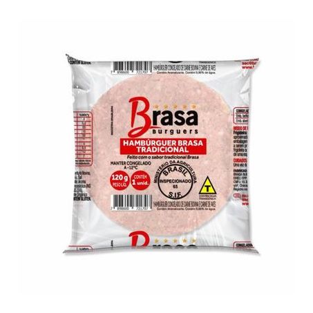 HAMBURGUER BOV 120G BRASA BURGUER