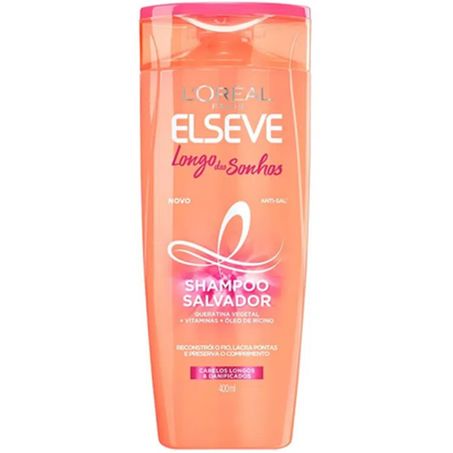 Shampoo elseve 400ml longo dos sonhos