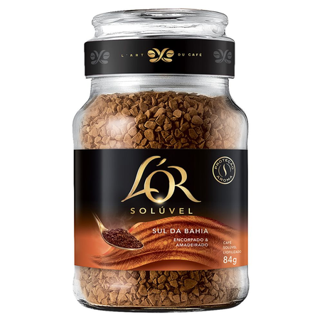 Café Lor Solúvel Sul Da Bahia Vidro 84G
