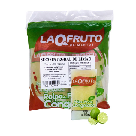 Polpa fruta limão laqfruto 400g