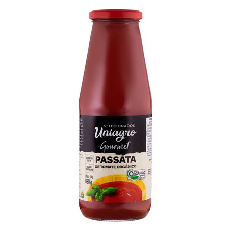 MOLHO DE TOMATE PASSATA ORGÂNICO UNIAGRO GOURMET
