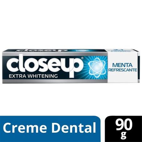 Creme Dental Closeup Dentes + Brancos Menta Refrescante Caixa 90gr