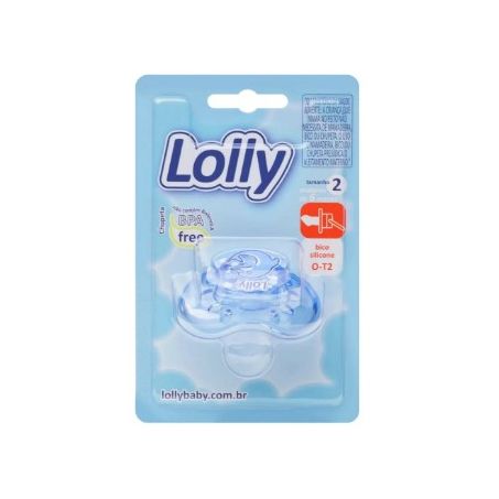 Chupeta lolly silicone cl.ort.az. 5115
