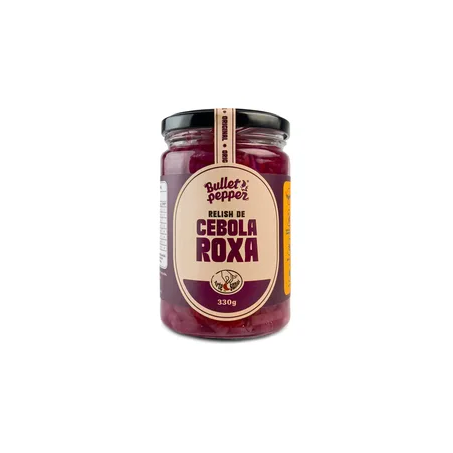 Cebola Conserva Bullet Pepper 330g Roxa