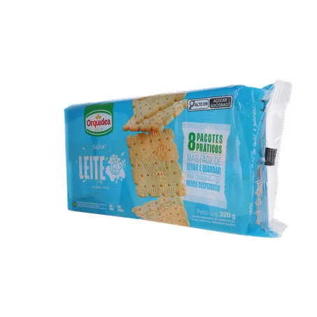 BISCOITO ORQUIDEA LEITE 320G 360-4