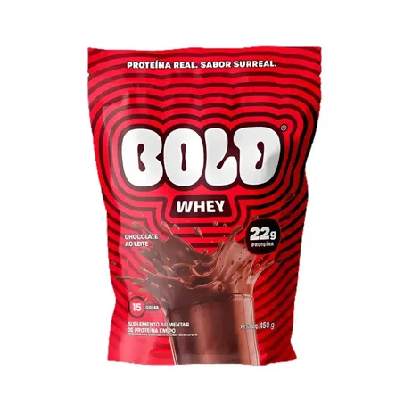 BOLD WHEY PROTEINA 22G 450G CHOCOLATE AO LEITE