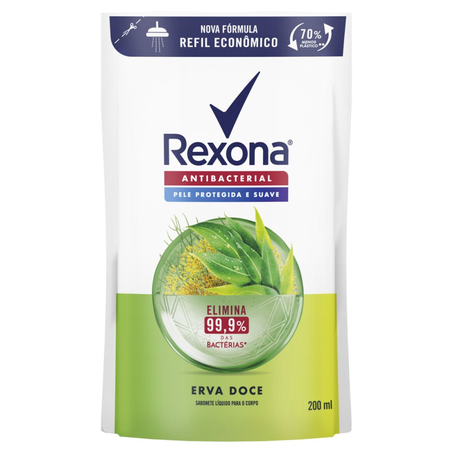 Sabonete Líquido Rexona Erva Doce Refil 200Ml