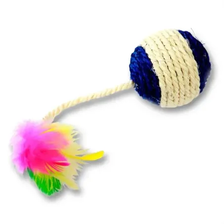 Brinquedo Gato Ringo Bola Sisal 195cm