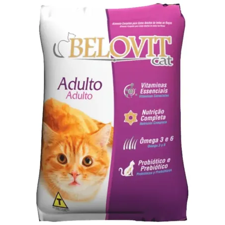 RACAO BELOVIT CAT ADULTO 1KG