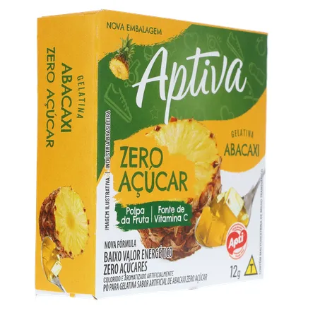 Gelatina apti abacaxi zero 12g 360-31
