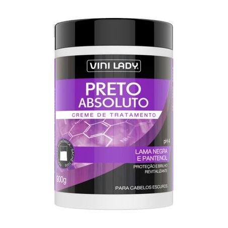Creme de tratamento vini lady preto absoluto 900g