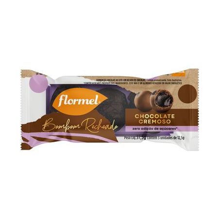 BOMBOM FLORMEL 37,5G RECHEADO CHOCOLATE