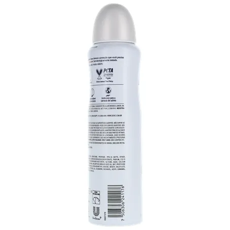 Antitranspirante Aerosol Dove Invisible Dry Violeta e Frésia Branca Frasco Spray 150ml 360-24