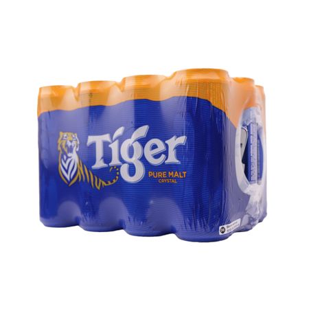 Cerveja Tiger Puro Malte Crystal Lata 350ml - Pacote com 12un - 4.2lt 360-35