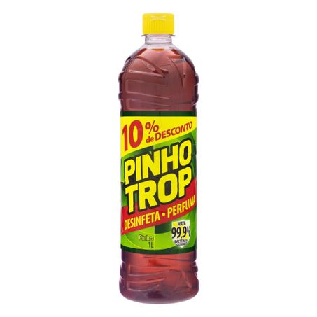 Desinfetante trop pinho 1 lt 10% desconto