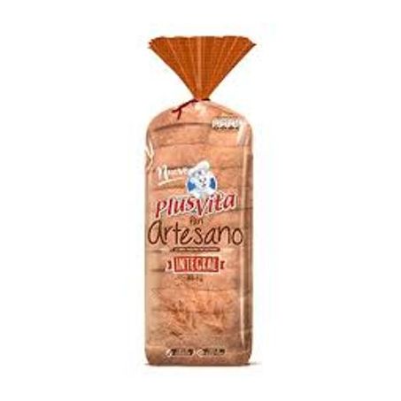 Pão de Forma Artesano Integral Plusvita 500G