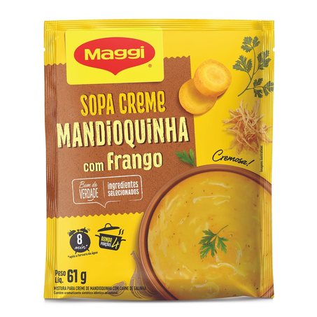 Sopa Creme Maggi Mandioquinha E Frango 61G