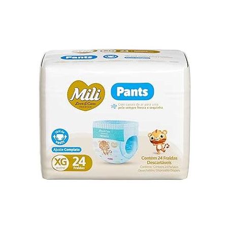 Fralda Desc Mili 24un Lovecare Xg Pants