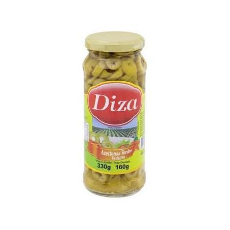 AZEITONA VD FATIADA VIDRO DIZA 90G