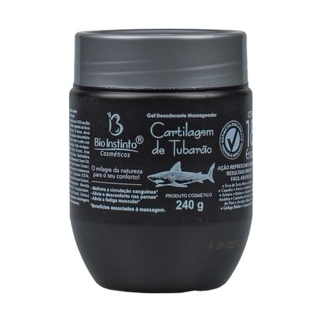 GEL DE CARTILAGEM DE TUBARÃO COM 18 ERVAS 240G BIO INSTINTO