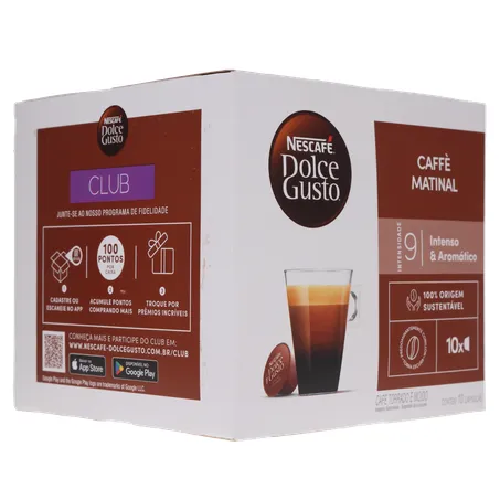 CAFÉ CÁPSULAS DOLCE GUSTO MATINAL C/10 UNIDADES 360-32
