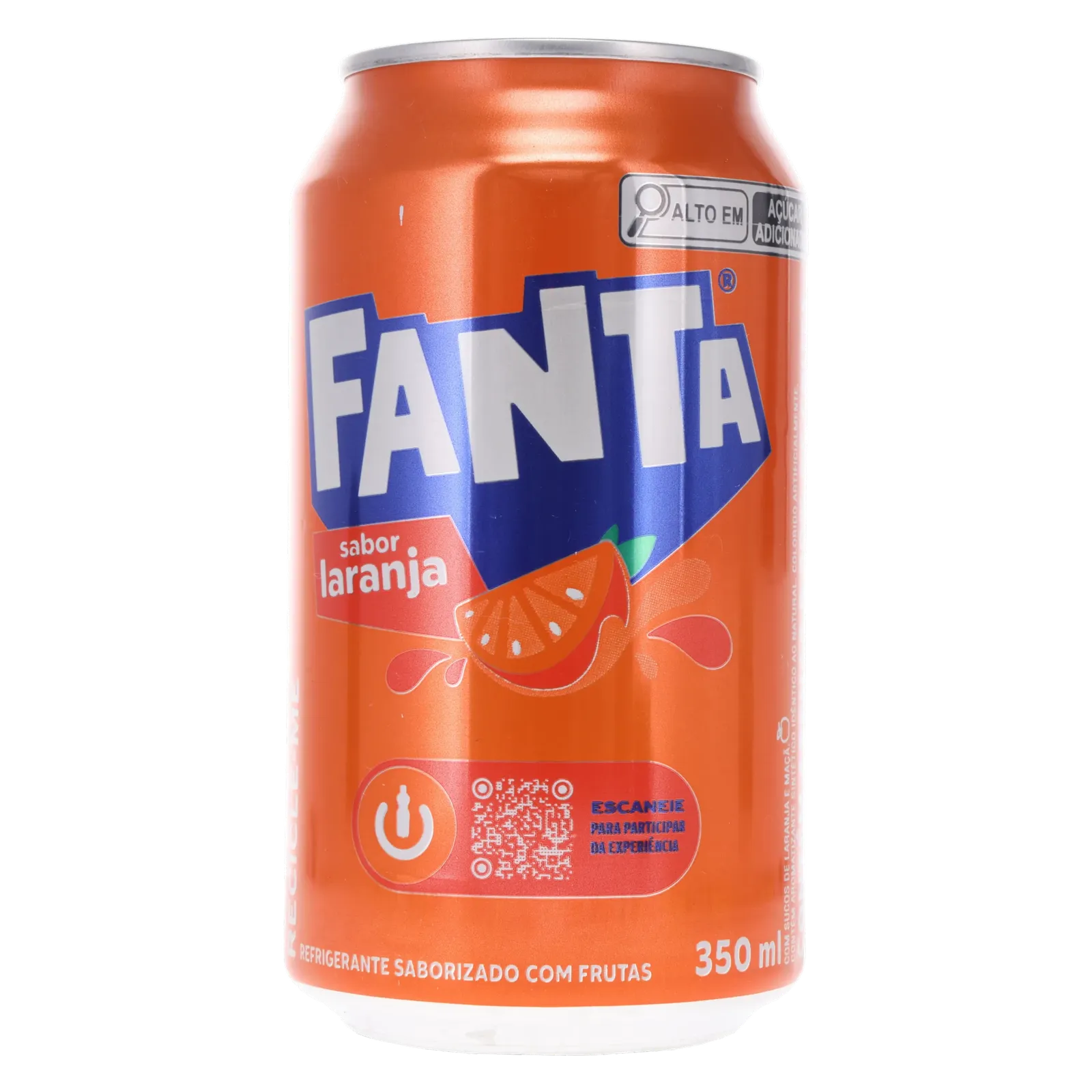 Refrigerante Fanta 350ml - Tradicional - Laranja - Lata