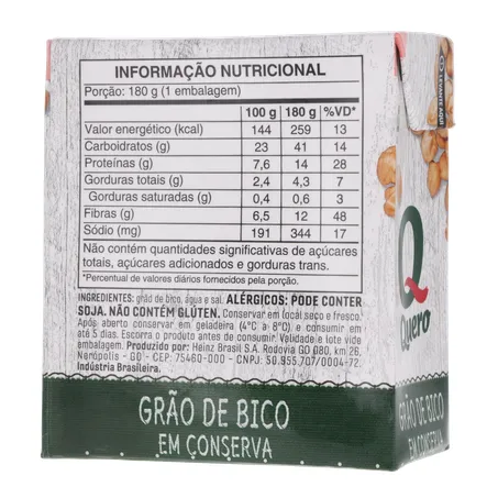 Grao de bico quero 180g 360-20