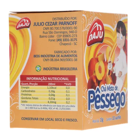 Cha daju pessego 10sc 360-30