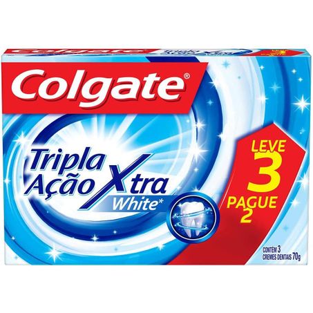 Cr dental colgate ta xtra white c/3x70g