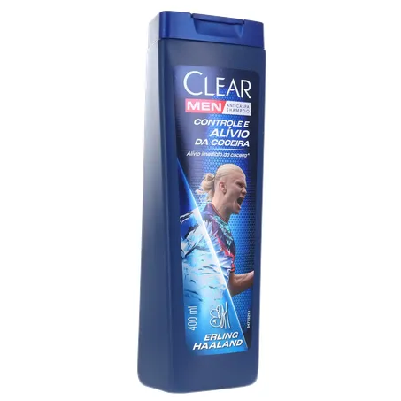 Shampoo Anticaspa Clear Men Controle E Alívio Da Coceira 400ML 360-33