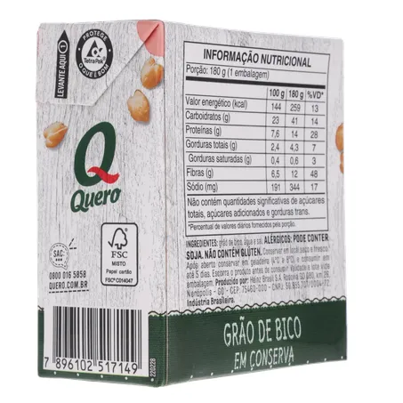 Grao de bico quero 180g 360-13