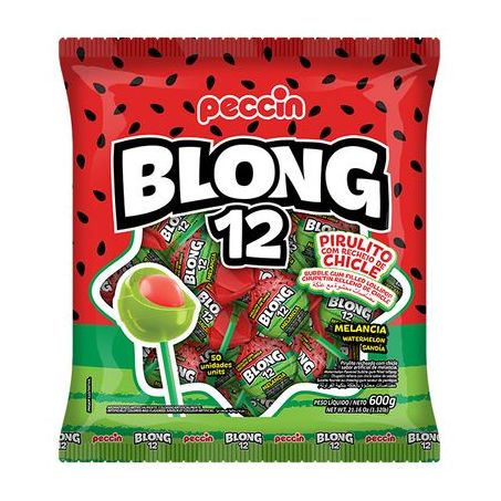 Pirulito blong 12 melancia peccin 600g